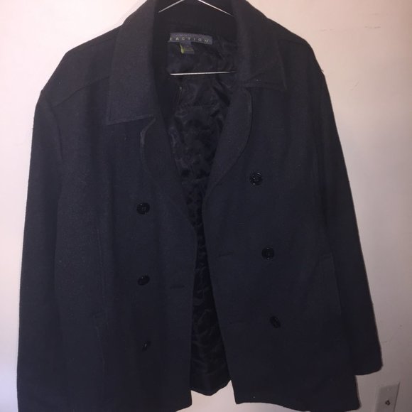 Kenneth Cole Reaction Pea Coat - Picture 1 of 15